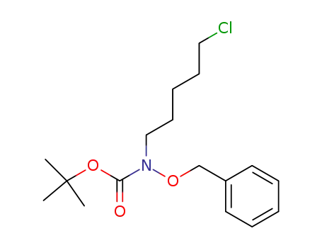 N-(tert-butoxycarbonyl)-N-(5-chloropentyl)-O-benzylhydroxylamine