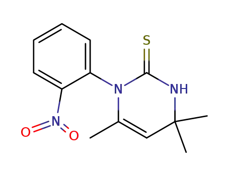 1-(2-ニトロフェニル)-4,4,6-トリメチル-1,4-ジヒドロピリミジン-2(3H)-チオン