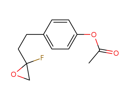 4-(1,2-epoxy-2-fluorobutyl)phenyl acetate