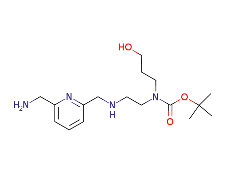 Carbamic acid,
[2-[[[6-(aminomethyl)-2-pyridinyl]methyl]amino]ethyl](3-hydroxypropyl)-,
1,1-dimethylethyl ester