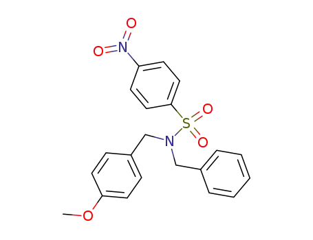 N-Benzyl-N-(4-methoxy-benzyl)-4-nitro-benzenesulfonamide