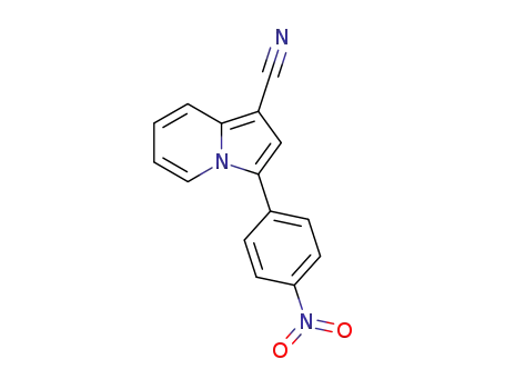 3-{4-Nitrophenyl}indolizine-1-carbonitrile