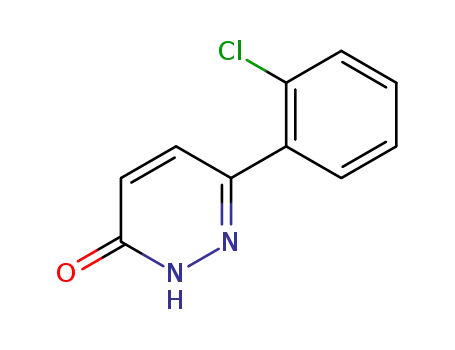 Molecular Structure of 66549-14-2 (6-(2-Chlorophenyl)pyridazin-3(2H)-one)