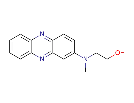 Molecular Structure of 194785-99-4 (Ethanol, 2-(methyl-2-phenazinylamino)-)