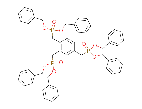 [2,5-Bis-(bis-benzyloxy-phosphorylmethyl)-benzyl]-phosphonic acid dibenzyl ester