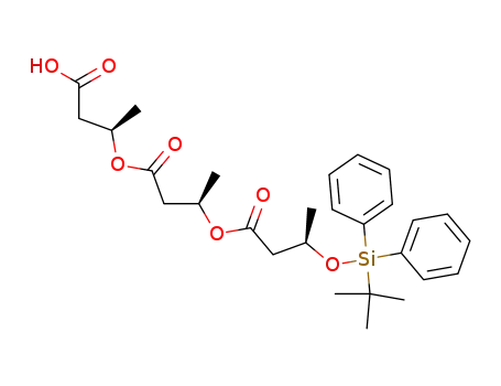 (R)-3-(tert-Butyl-diphenyl-silanyloxy)-butyric acid (R)-2-((R)-2-carboxy-1-methyl-ethoxycarbonyl)-1-methyl-ethyl ester