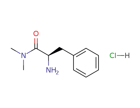 Molecular Structure of 1175090-79-5 (2-Amino-N,N-dimethyl-3-phenylpropanamidehydrochloride)