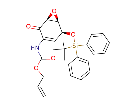 (2S,3R,4S)-6-<(allyloxycarbonyl)amino>-4-(tert-butyldiphenylsilyloxy)-2,3-epoxycyclohex-5-enone