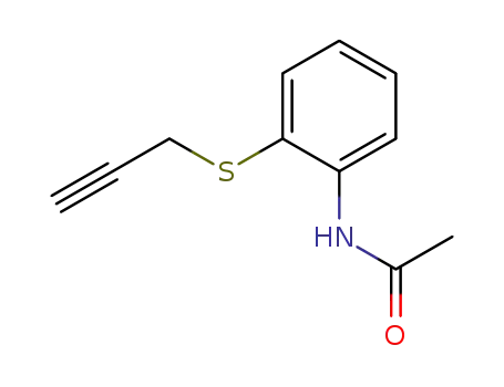 N-<2-(prop-2-ynylthio)phenyl>acetamide