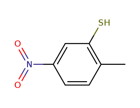 Molecular Structure of 100960-02-9 (o-Toluenethiol,  5-nitro-  (6CI))