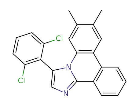 3-(2,6-dichlorophenyl)-6,7-dimethylimidazo[1,2-f]phenanthridine