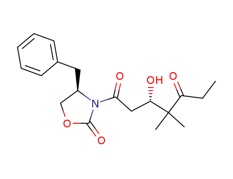 (S)-1-((R)-4-Benzyl-2-oxo-oxazolidin-3-yl)-3-hydroxy-4,4-dimethyl-heptane-1,5-dione