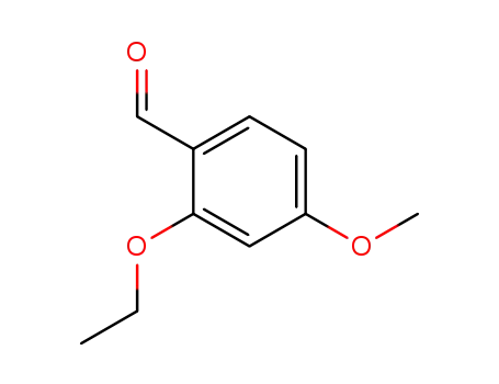 Molecular Structure of 42924-37-8 (2-ETHOXY-4-ANISALDEHYDE)