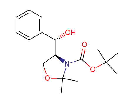 (S)-tert-butyl 4-((S)-hydroxy(phenyl)methyl)-2,2-dimethyloxazolidine-3-carboxylate