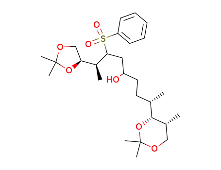 (2S,8S)-3-Benzenesulfonyl-2-((R)-2,2-dimethyl-[1,3]dioxolan-4-yl)-8-((4R,5R)-2,2,5-trimethyl-[1,3]dioxan-4-yl)-nonan-5-ol