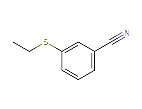 Molecular Structure of 89407-24-9 (Benzonitrile, 3-(ethylthio)-)