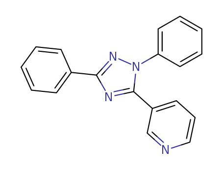 Molecular Structure of 107177-97-9 (Pyridine, 3-(1,3-diphenyl-1H-1,2,4-triazol-5-yl)-)