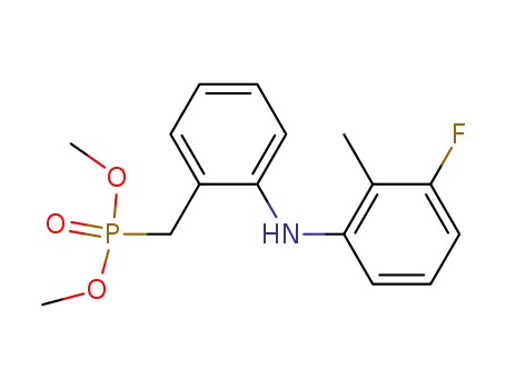 [2-(3-fluoro-2-methyl-phenylamino)-benzyl]-phosphonic acid dimethyl ester
