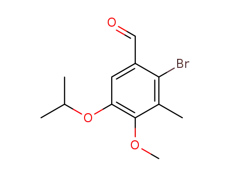 2-bromo-5-isopropyloxy-4-methoxy-3-methylbenzaldehyde