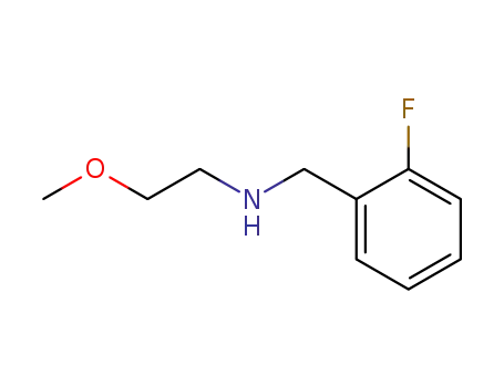 Molecular Structure of 247907-28-4 (N-(2-fluorobenzyl)-2-methoxyethanamine)