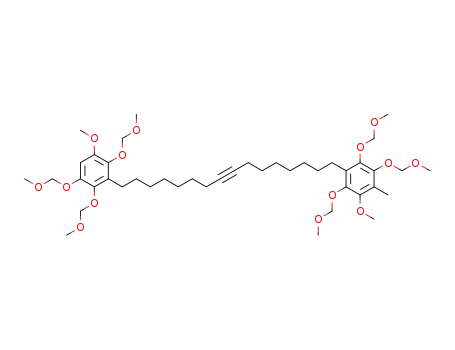 1-(3-methoxy-2,5,6-trimethoxymethyloxy-4-methylphenyl)-16-(3-methoxy-2,5,6-trimethoxymethyloxyphenyl)hexadecan-8-yne