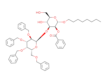 octyl 2-O-benzoyl-3-O-(2,3,4,6-tetra-O-benzyl-α-D-galactopyranosyl)-α-D-mannospyranoside