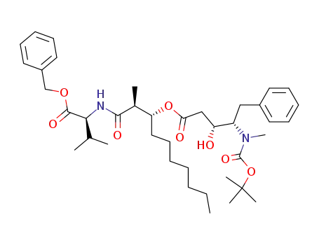 (1R)-1-[(1S)-2-({(1S)-1-[(benzyloxy)carbonyl]-2-methylpropyl}amino)-1-methyl-2-oxoethyl]octyl 4-[(tert-butoxycarbonyl)(methyl)amino]-2,4,5-trideoxy-5-phenyl-L-erythro-pentonate
