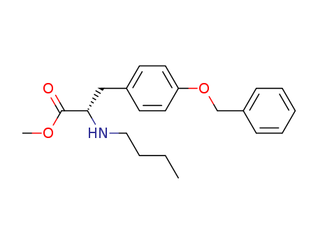 Molecular Structure of 181524-66-3 (L-Tyrosine, N-butyl-O-(phenylmethyl)-, methyl ester)