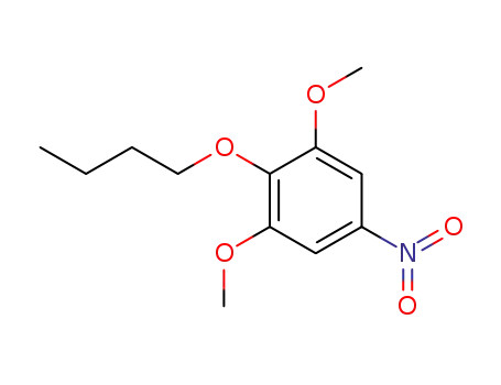 Molecular Structure of 319492-58-5 (2-butoxy-1,3-dimethoxy-5-nitro-benzene)