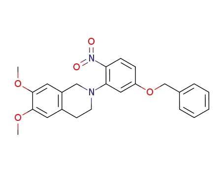 N-(5-benzyloxy-2-nitrophenyl)-6,7-dimethoxy-1,2,3,4-tetrahydroisoquinoline