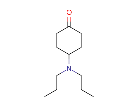 Molecular Structure of 106332-42-7 (Cyclohexanone, 4-(dipropylamino)-)