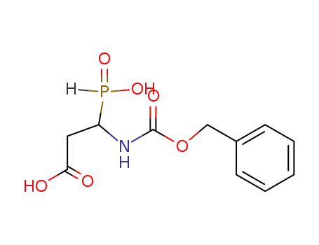 3-(N-(benzyloxycarbonyl)amino)-3-hydroxyphosphinyl propanoic acid