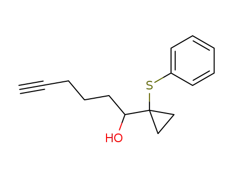 1-(1'-phenylthiocyclopropyl)hex-5-yn-1-ol