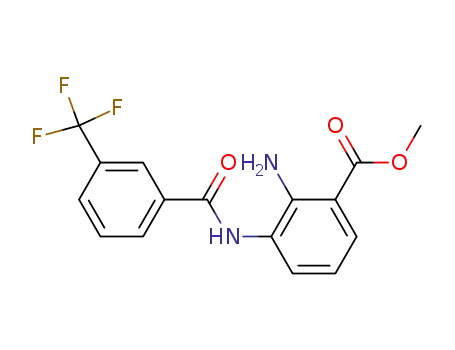 methyl 2-amino-3-N-(3'-trifluoromethylbenzoyl)aminobenzoate