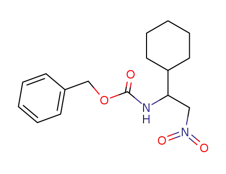 Phenylmethyl N-(1-cyclohexyl-2-nitroethyl)carbamate