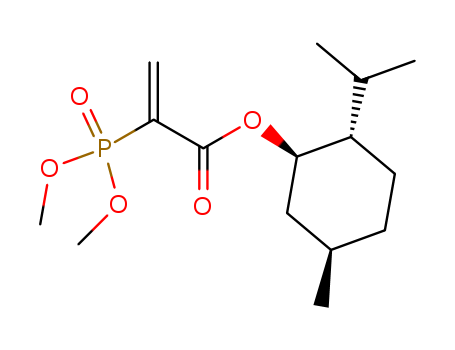 2-Propenoic acid, 2-(dimethoxyphosphinyl)-, (1R,2S,5R)-5-methyl-2-(1-methylethyl)cyclohexyl ester