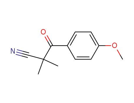 Molecular Structure of 118362-74-6 (3-(4-methoxyphenyl)-2,2-dimethyl-3-oxopropanenitrile)