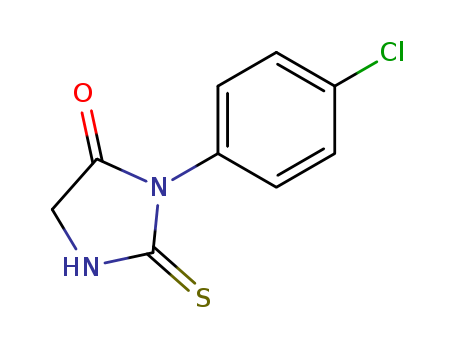 3-(4-CHLOROPHENYL)-2-THIOXOTETRAHYDRO-4H-IMIDAZOL-4-ONE