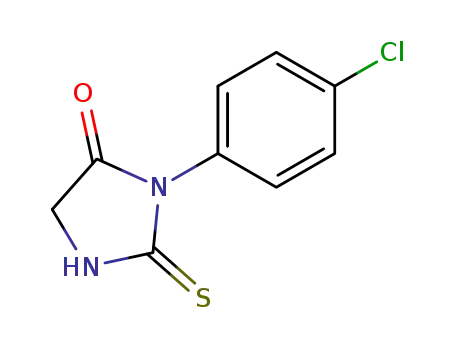 Molecular Structure of 55327-43-0 (3-(4-CHLOROPHENYL)-2-THIOXOTETRAHYDRO-4H-IMIDAZOL-4-ONE)