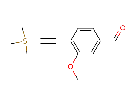 3-methoxy-4-((trimethylsilyl)ethynyl)benzaldehyde