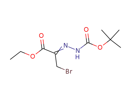 Molecular Structure of 136035-18-2 (ethyl bromopyruvate tert-butoxycarbonylhydrazone)