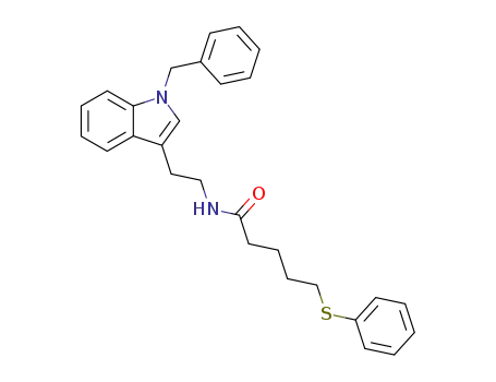 N-[2-(1-benzyl-1H-indol-3-yl)ethyl]-5-(phenylsulfanyl)pentanamide