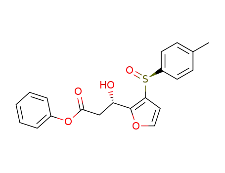 phenyl (3S,S<sub>S</sub>)-3-hydroxy-3-[3-(p-tolylsulfinyl)-2-furyl]propanoate