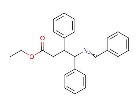 3,4-Diphenyl-4-{[1-phenyl-meth-(E)-ylidene]-amino}-butyric acid ethyl ester
