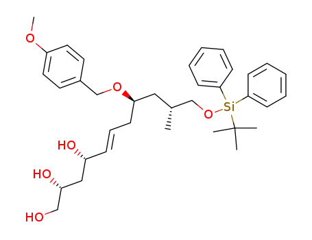 (5E,2R,4S,8R,10R)-11-(tert-butyldiphenylsilyloxy)-8-(4-methoxybenzyloxy)-10-methyl-5-undecene-1,2,4-triol
