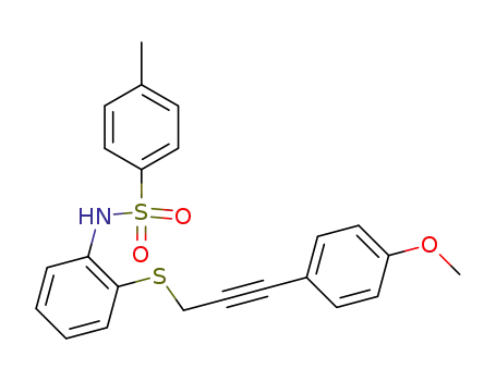1-(4-methoxyphenyl)-3-[2-(p-toluenesulfonyl)aminophenylthio]prop-1-yne