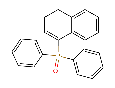 Molecular Structure of 76062-41-4 ((3,4-dihydronaphthalen-1-yl)diphenylphosphine oxide)