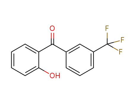 Molecular Structure of 1337915-52-2 ((2-hydroxyphenyl)[3-(trifluoromethyl)phenyl]methanone)