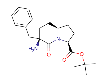 (3R,6S,9S)-1-aza-2-oxo-3-amino-3-benzyl-9-tert-butoxycarbonyl-bicyclo[4.3.0]nonane