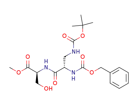 (S)-2-((S)-2-Benzyloxycarbonylamino-3-tert-butoxycarbonylamino-propionylamino)-3-hydroxy-propionic acid methyl ester